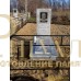 Памятник из мрамора - Прямой с надгробный плитой PM0023-2 — ritualum.ru